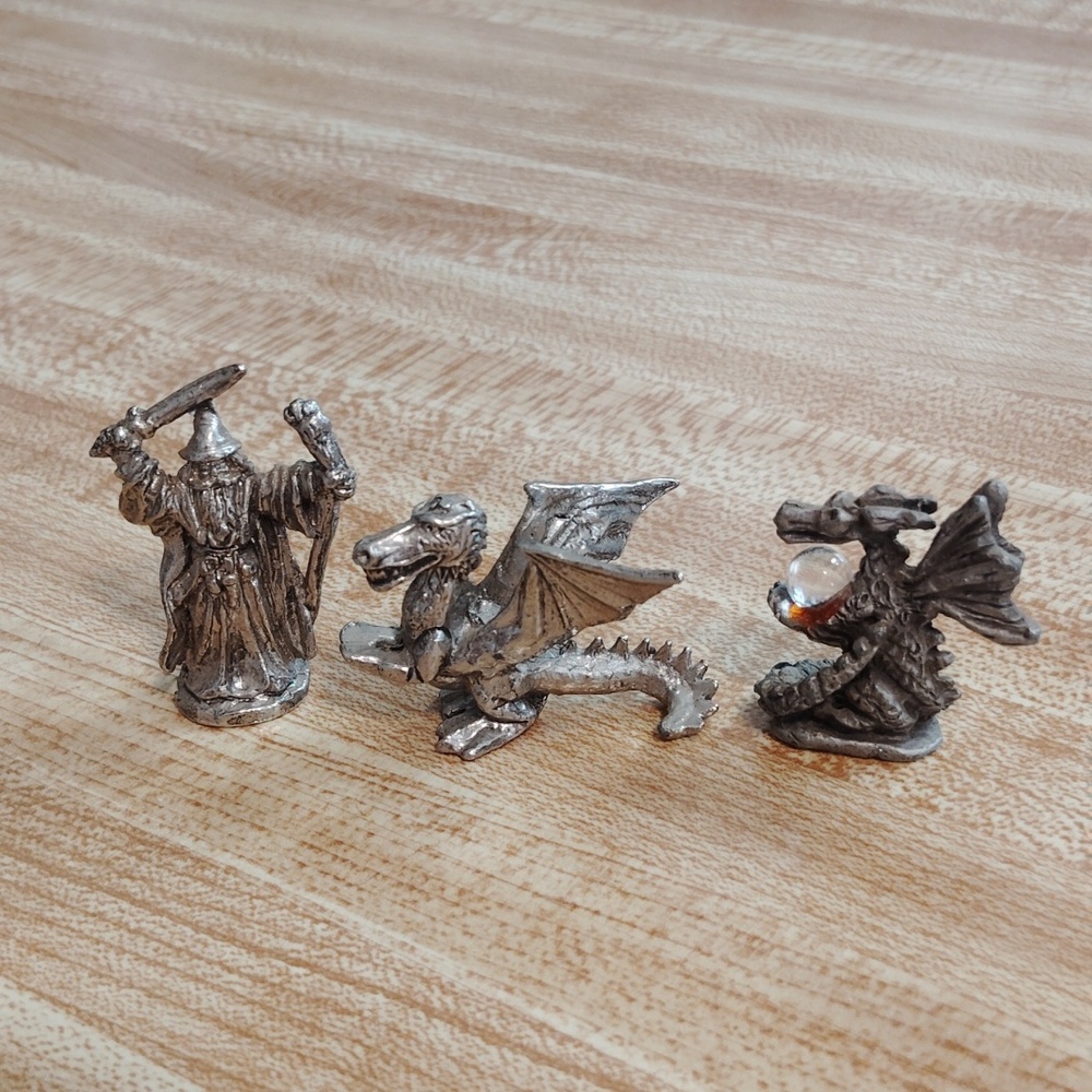Fantasy Pewter Figurine Set - Picture 6 of 12